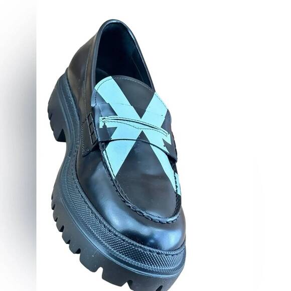 JOHN RICHMOND England flag Penny Loafers  Men - Picture 7 of 8